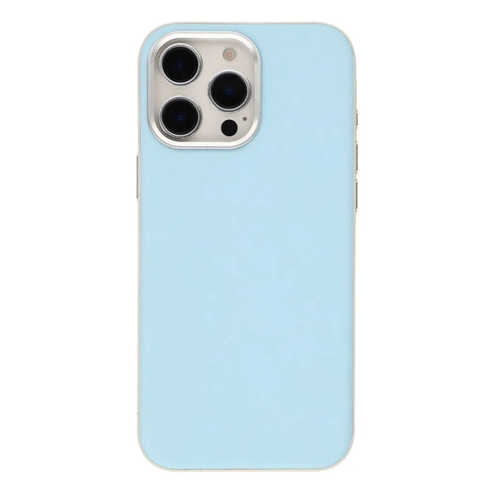 For iPhone 16 Pro Max Case Leather + PC + TPU Protective Cover with Camera Control Button - Blue - 2