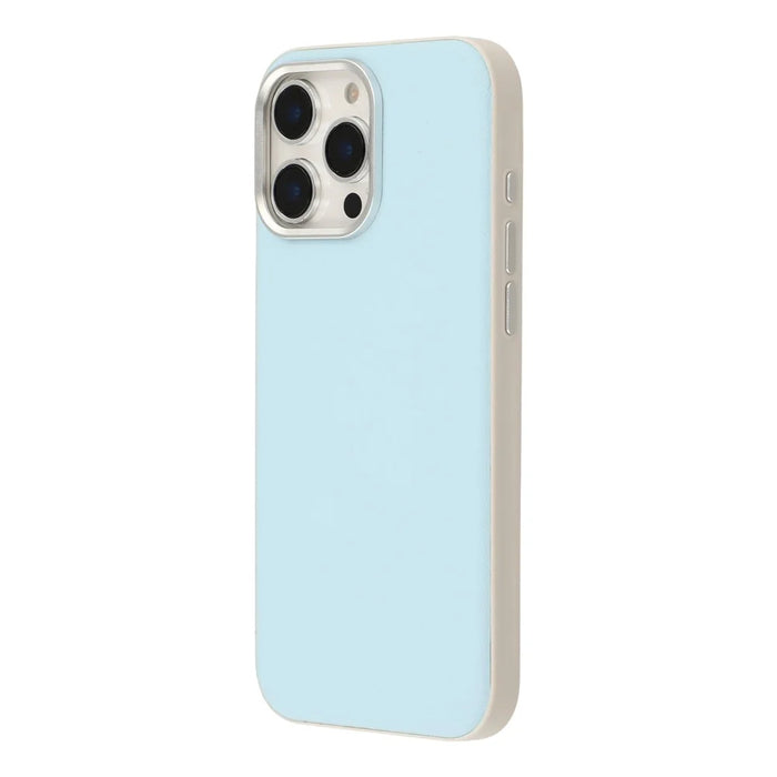 For iPhone 16 Pro Max Case Leather + PC + TPU Protective Cover with Camera Control Button - Blue - 3