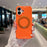 For iPhone 17 Case Rotating Kickstand Dual-Layer PC + TPU Phone Protective Cover - Orange - 1