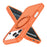 For iPhone 17 Pro Case Rotating Kickstand Dual-Layer PC + TPU Phone Protective Cover - Orange - 4