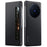 SULADA For vivo X Fold6 5G Magnetic Case View Window Leather Phone Cover with Auto Wake  /  Sleep - Black - 1