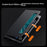 SULADA For vivo X Fold6 5G Magnetic Case View Window Leather Phone Cover with Auto Wake  /  Sleep - Black - 5