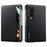 SULADA For Samsung Galaxy Z Fold8 Magnetic Case View Window Leather Phone Cover with Auto Wake  /  Sleep - Black - 1
