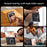 For Samsung Galaxy Z Fold8 Magnetic Case Genuine Cow Leather + PC Kickstand Phone Cover - Black - 3