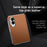 SULADA For Samsung Galaxy Z Fold8 Case Genuine Cow Leather Frameless Phone Back Cover - Brown - 3