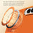 SULADA for Samsung Galaxy Z Fold8 Magnetic Case 360° Rotating Ring Kickstand Golden Mountain Pattern PC Slim Phone Cover - Orange - 6