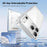 CASEKOO for iPhone 18 Pro / 17 Pro Case PC + TPU Clear Anti-Yellowing Phone Cover - Transparent - 3