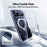 CASEKOO for iPhone 18 Pro Max / 17 Pro Max Magnetic Case Rotating Kickstand Clear PC + TPU Shockproof Back Cover - Transparent - 2