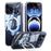 CASEKOO for iPhone 18 Pro / 17 Pro Magnetic Case Rotating Kickstand Clear PC + TPU Shockproof Back Cover - Transparent - 1