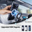 CASEKOO for iPhone 18 Pro / 17 Pro Magnetic Case Rotating Kickstand Clear PC + TPU Shockproof Back Cover - Transparent - 5