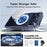 CASEKOO for iPhone 18 Pro / 17 Pro Magnetic Case Rotating Kickstand Clear PC + TPU Shockproof Back Cover - Transparent - 6