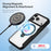 DUX DUCIS for iPhone 18 Pro Max / 17 Pro Max Leather Case  Skin X Pro Series Rotary Kickstand Cover Compatible with MagSafe - Black - 4
