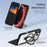 DUX DUCIS for iPhone 18 Pro Max / 17 Pro Max Leather Case  Skin X Pro Series Rotary Kickstand Cover Compatible with MagSafe - Black - 6
