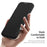 DUX DUCIS for iPhone 18 Pro Max / 17 Pro Max Leather Case  Skin X Pro Series Rotary Kickstand Cover Compatible with MagSafe - Black - 7