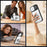 For iPhone 15 Pro Max Case with Slide Camera Cover Kickstand PC + TPU Protective Phone Shell - Silver - 4