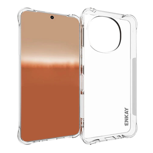 HAT PRINCE for Sharp Aquos R11 ENKAY  Clear Phone Case Shockproof Anti-slip TPU Cover - Transparent - 1