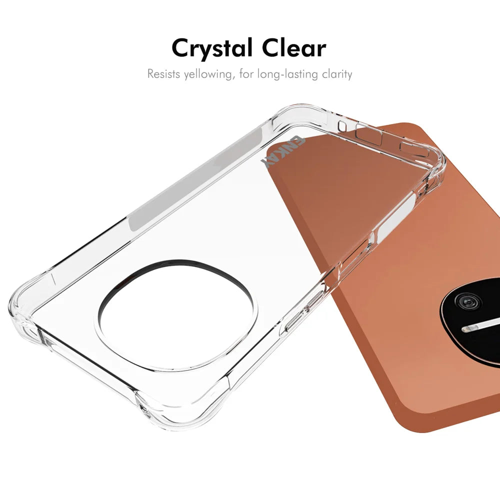 HAT PRINCE for Sharp Aquos R11 ENKAY  Clear Phone Case Shockproof Anti-slip TPU Cover - Transparent - 5