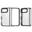 DUX DUCIS for iPhone Fold Aimo Series PC + TPU Clear Back Phone Cover (REACH Certification) - Black - 2