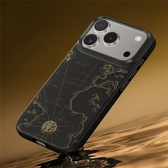 BENKS Zhen Dun X1 for iPhone 17 Pro Max Magnetic Case Aramid Fiber Full-Coverage Phone Cover - Sea of Time - 5