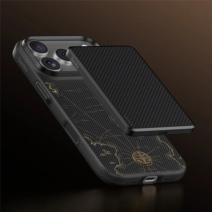 BENKS Zhen Dun X1 for iPhone 17 Pro Max Magnetic Case Aramid Fiber Full-Coverage Phone Cover - Sea of Time - 7