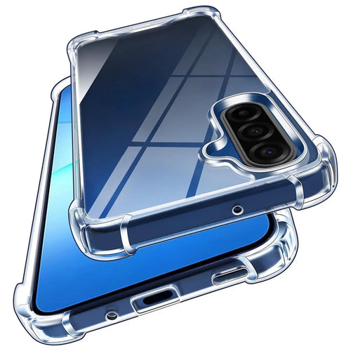 For Samsung Galaxy S26 FE Case Military Grade Drop Protection Acrylic + TPU Phone Cover - Transparent - 1