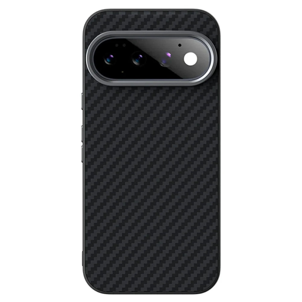 ABEEL For Google Pixel 11 Pro Magnetic Case Carbon Fiber Texture Phone Back Cover - Black - 2