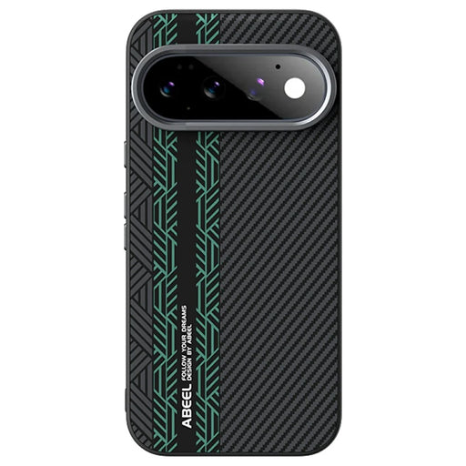 ABEEL For Google Pixel 11 Pro Magnetic Case PC + TPU + Aluminum Alloy + PU Leather Slim Phone Back Cover - Texture 2 - 2