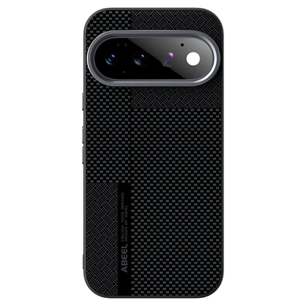 ABEEL for Google Pixel 11 Pro Magnetic Case Ultra-thin 6D Printed Shockproof TPU PC Aluminum Alloy Leather Phone Cover - Guardian Model 2 No. 2 - 2