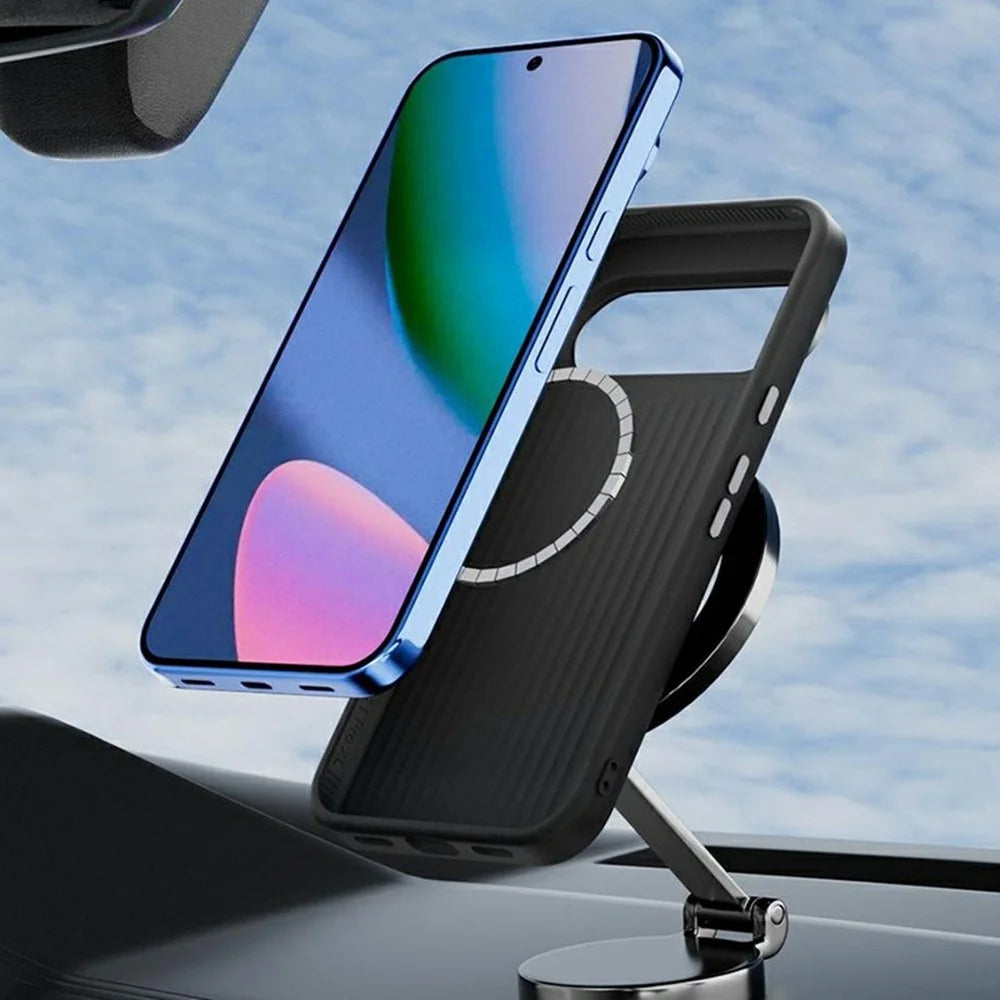 ABEEL for Google Pixel 11 Pro Magnetic Case Ultra-thin 6D Printed Shockproof TPU PC Aluminum Alloy Leather Phone Cover - Guardian Model 2 No. 2 - 6