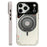 PAIKA For iPhone 17 Pro Max Magnetic Case 2 in 1 PC + TPU IMD Shockproof Phone Cover - White - 1