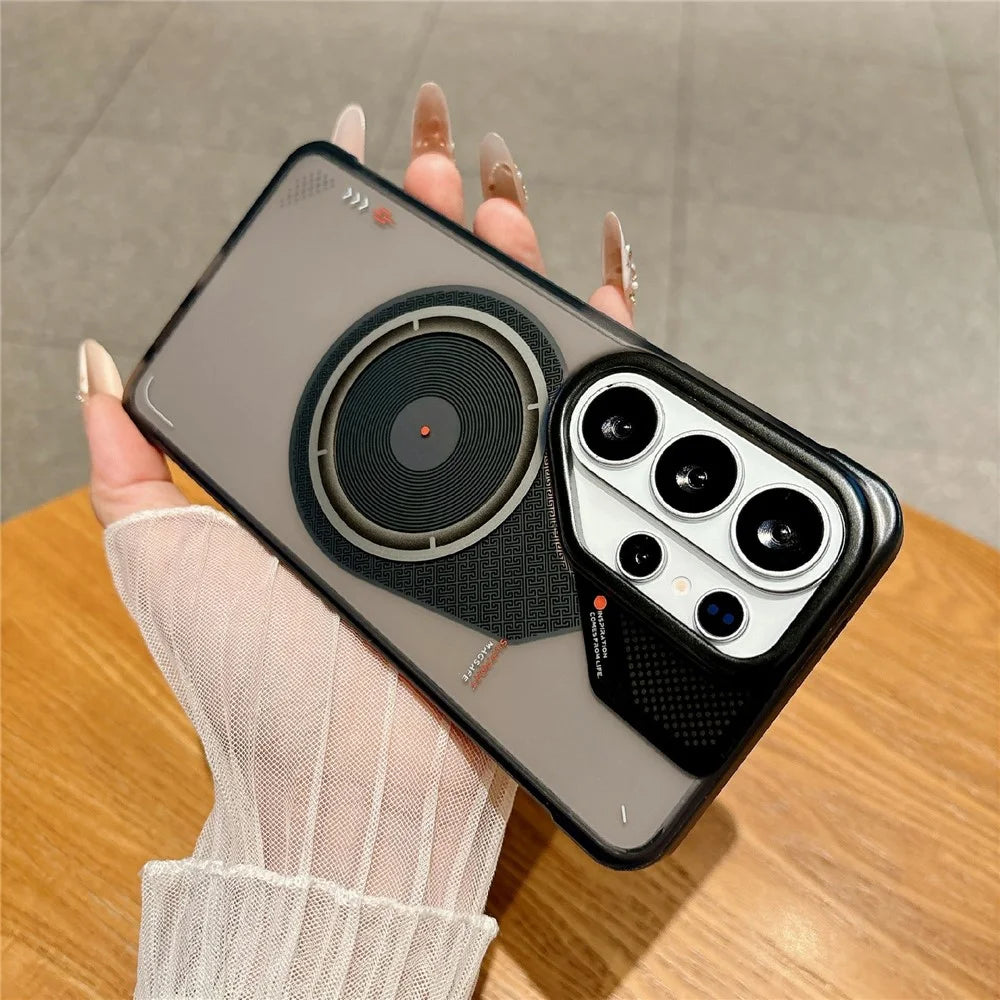 PAIKA For Samsung Galaxy S24 Ultra Magnetic Case 2 in 1 PC + TPU IMD Shockproof Phone Cover - Black - 4