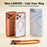 CASEKOO for iPhone 18 Pro Max / 17 Pro Max Magnetic Case Hidden Buckle PC + TPU Shockproof Protective Cover with Strap - Orange - 7