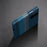 For Samsung Galaxy Z Fold8 Magnetic Case with Screen Protector Water Transfer Hard PC Hinge Protection Phone Cover - Blue - 7
