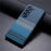 For Samsung Galaxy Z Fold6 5G Magnetic Case with Screen Protector Water Transfer Hard PC Hinge Protection Phone Cover - Blue - 2