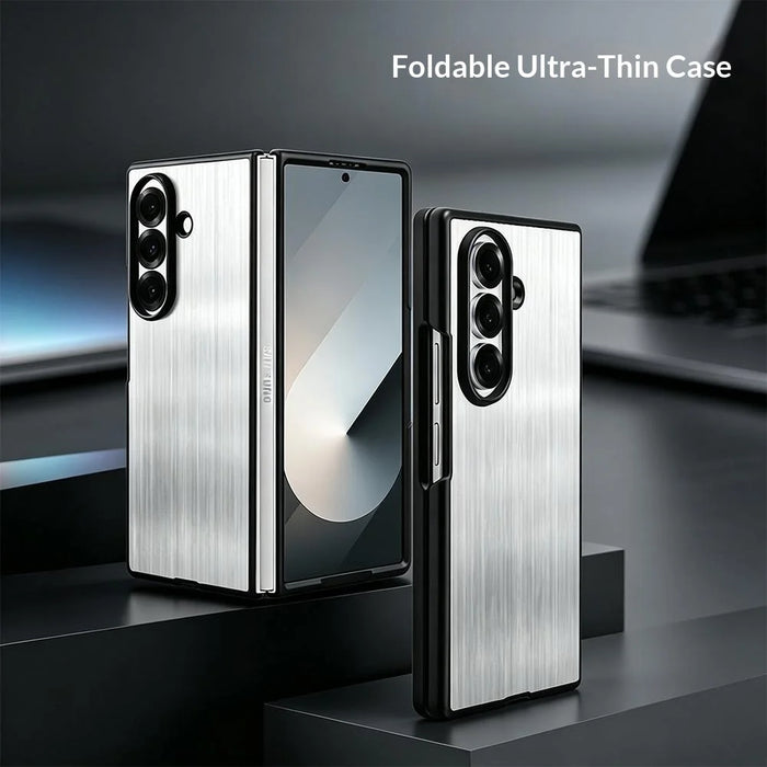For Samsung Galaxy Z Fold8 Ultra Case Protective Stainless Steel + PC Phone Cover - Silver - 2