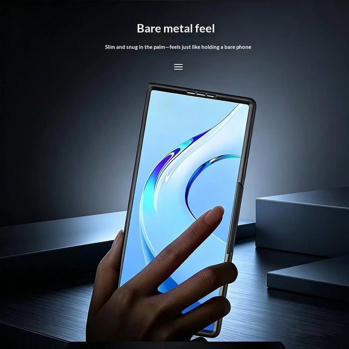 For Samsung Galaxy Z Fold8 Ultra Case Protective Stainless Steel + PC Phone Cover - Silver - 6