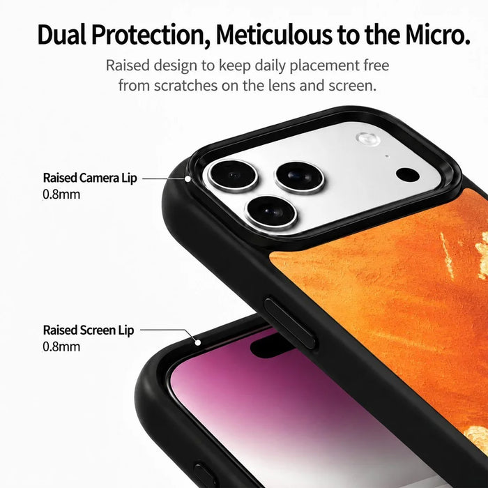 For iPhone 18 Pro Max / 17 Pro Max Magnetic Case Five Elements Series UV Pattern Printing PC + Silicone Phone Cover - H00024 - 5