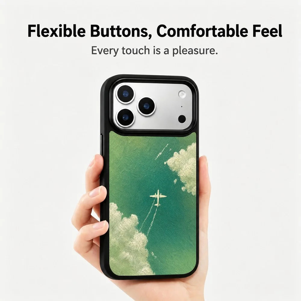 For iPhone 17 Pro Magnetic Case Five Elements Series UV Pattern Printing PC + Silicone Phone Cover (B) - M00024 - 2