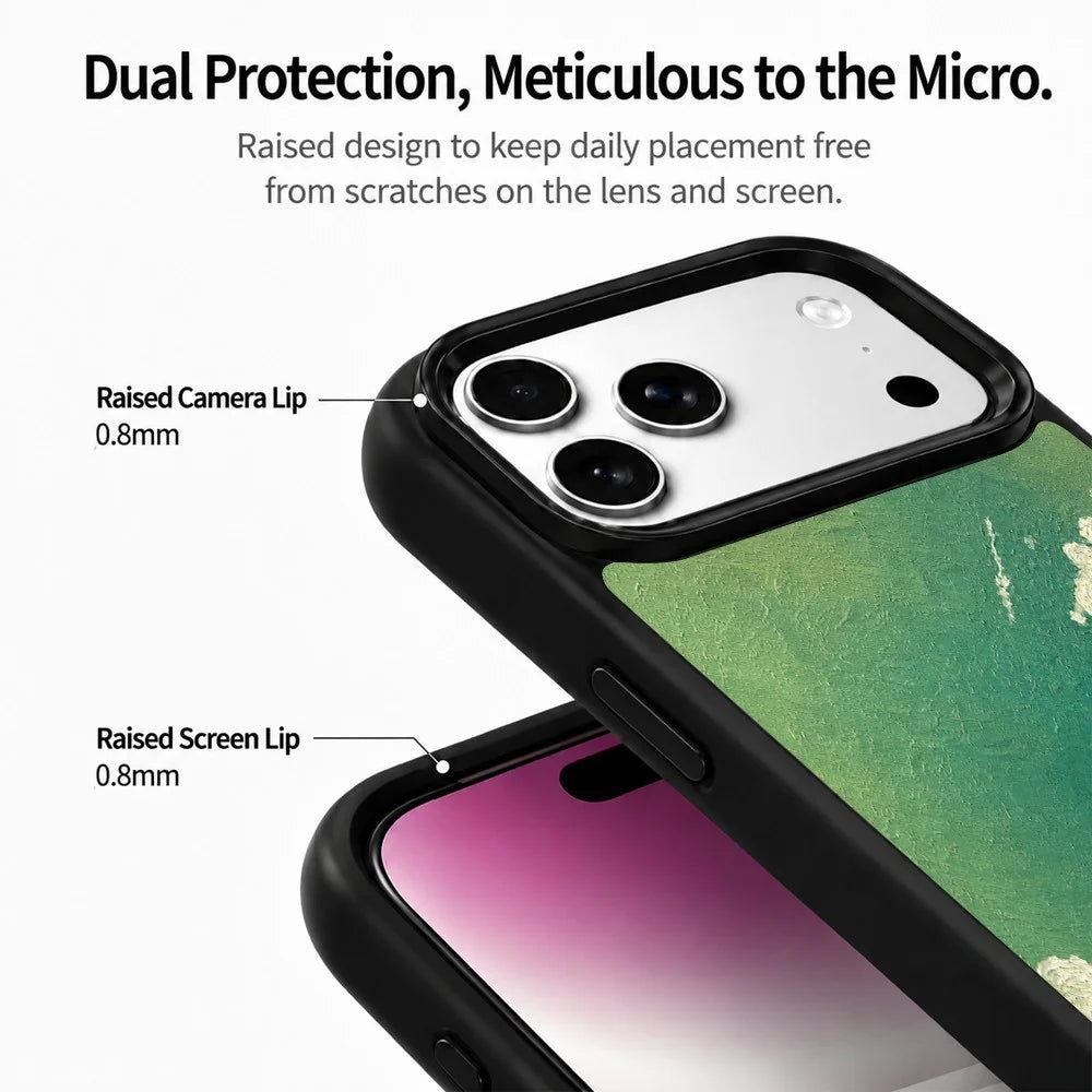 For iPhone 18 Pro Max / 17 Pro Max Magnetic Case Five Elements Series UV Pattern Printing PC + Silicone Phone Cover (B) - M00024 - 5