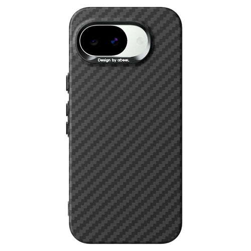 ABEEl for Google Pixel 10a Magnetic Case PC + TPU Ultra Thin Minimalist Phone Cover - Carbon Fiber Texture - 1