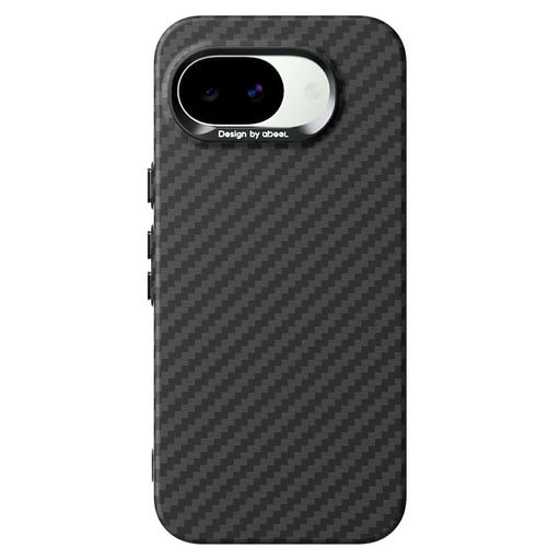 ABEEl for Google Pixel 10a Magnetic Case PC + TPU Ultra Thin Minimalist Phone Cover - Carbon Fiber Texture - 1
