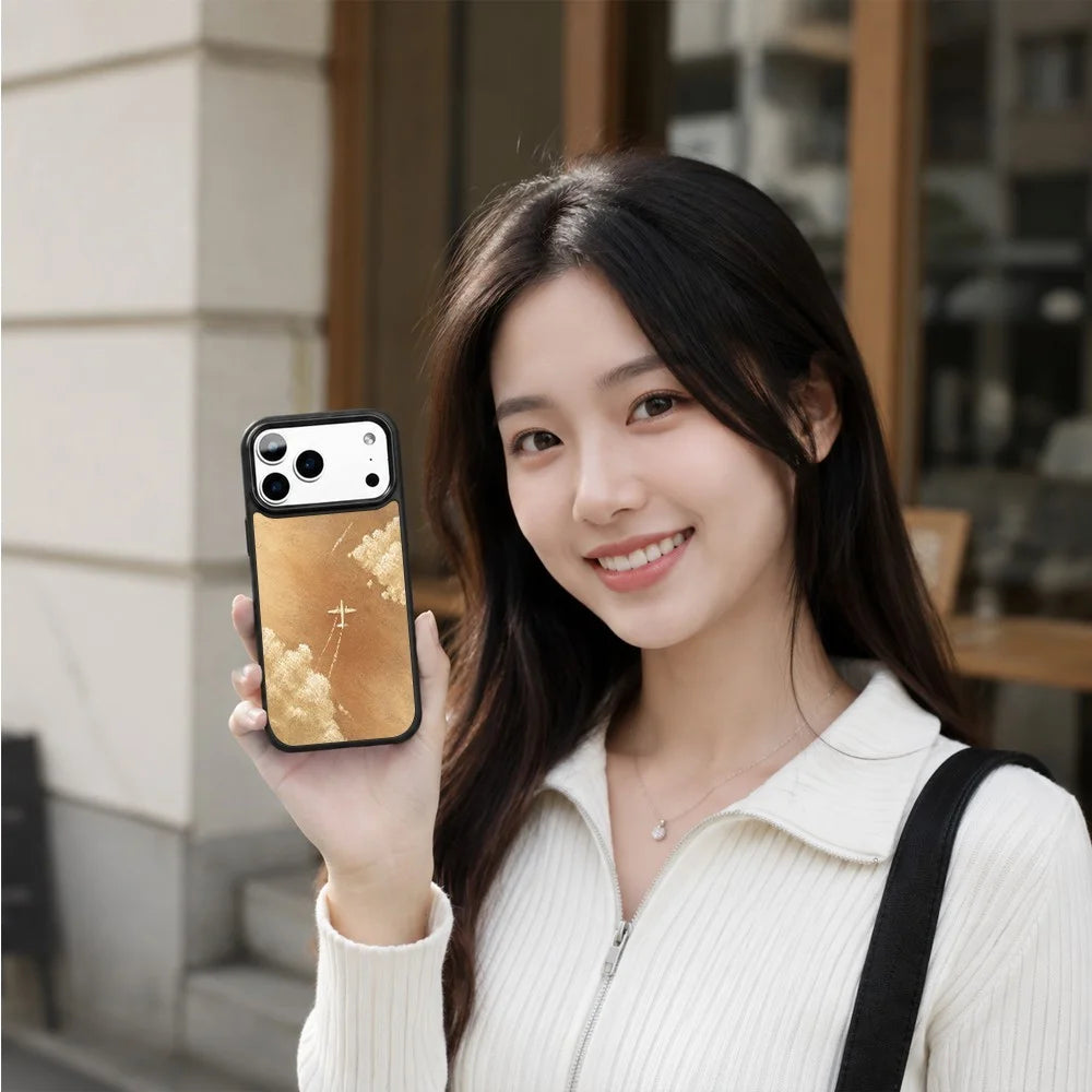 For iPhone 17 Pro Magnetic Case Five Elements Series UV Pattern Printing PC + Silicone Phone Cover (C) - T00024 - 6
