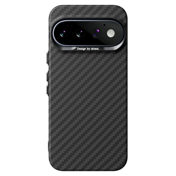 ABEEl for Google Pixel 11 Magnetic Case PC + TPU Ultra Thin Minimalist Phone Cover - Carbon Fiber Texture - 1