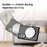 For Samsung Galaxy Z Fold8 Magnetic Case Clear TPU + PC Shockproof Phone Cover - Transparent - 5