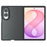 For Samsung Galaxy Z Fold8 Case Skin-Touch TPU + PC Matte Phone Back Cover - Transparent Black - 2