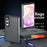 For Samsung Galaxy Z Fold8 Case Skin-Touch TPU + PC Matte Phone Back Cover - Transparent Black - 3