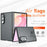 For Samsung Galaxy Z Fold8 Case Skin-Touch TPU + PC Matte Phone Back Cover - Transparent Black - 4