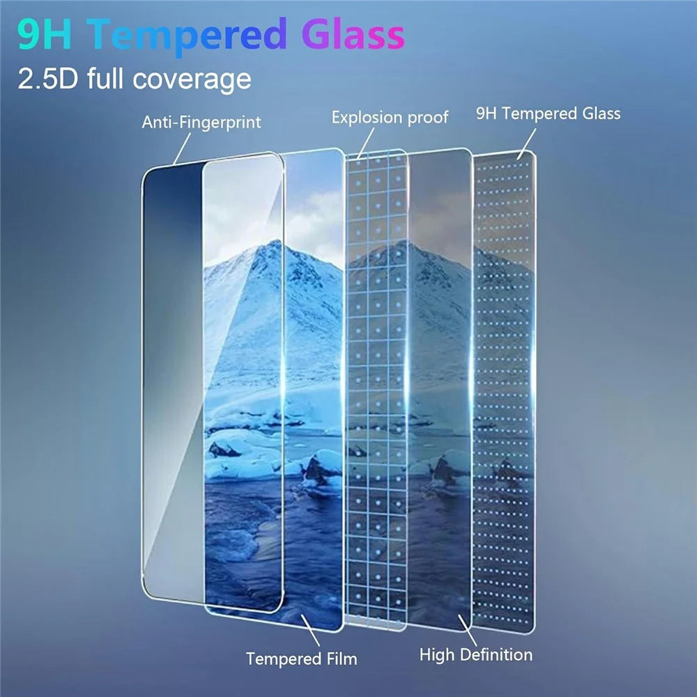 For Sony Xperia 1 VIII Case TPU Clear Phone Cover + 2PCS Tempered Glass Screen Film 2.5D Arc Edge - 7