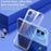 For Xiaomi Poco C85 5G Case TPU Clear Phone Cover + 2PCS Tempered Glass Screen Film 2.5D Arc Edge - 7