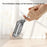 For Samsung Galaxy Z Flip8 Case with Magnetic Kickstand Spring Hinge PC Folding Phone Cover - Transparent - 5